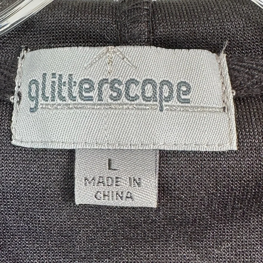 Glitterscape black velour